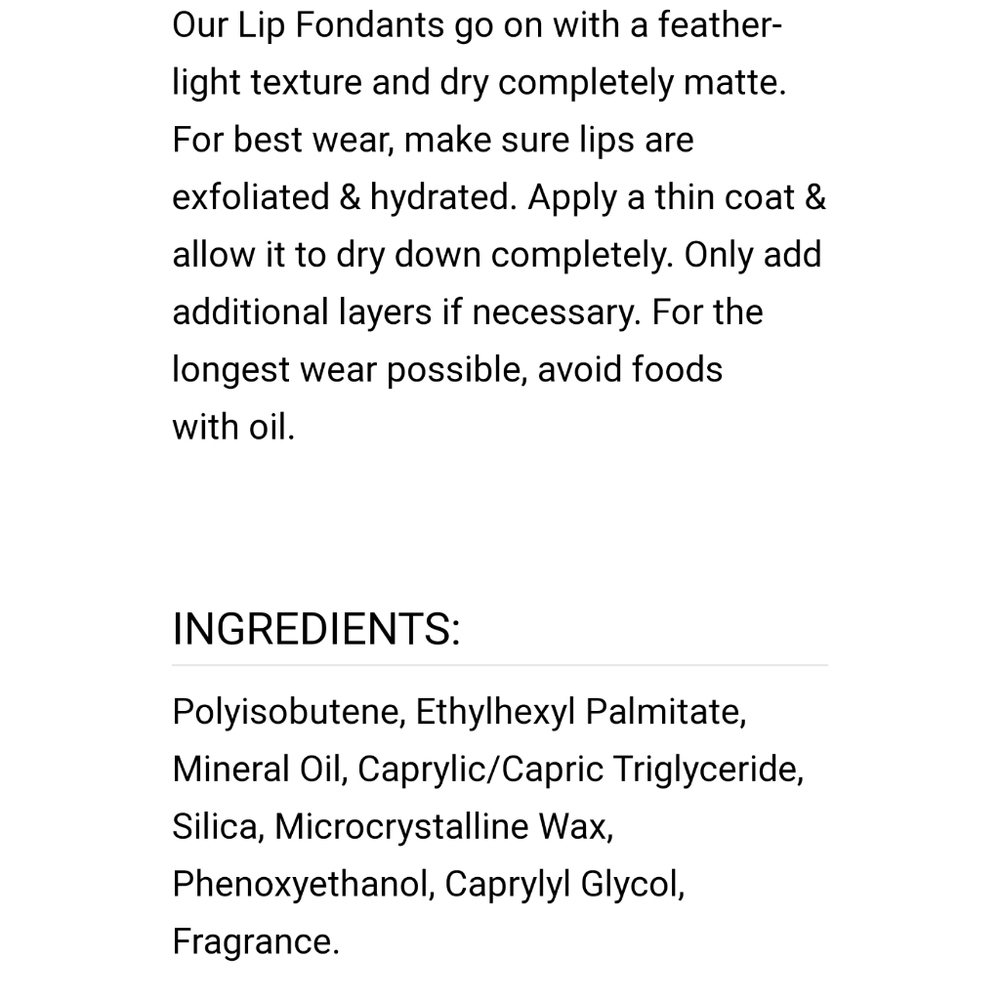 Half Caked Lip Fondant in Low Key - Picture 7 of 8